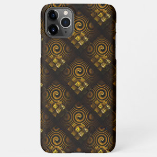 Gold Modern Boho Elegant Abstract Art Pattern #502 iPhone 11Pro Max Case