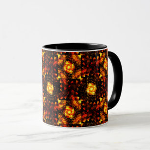 Gold Modern Boho Elegant Abstract Art Pattern #506 Mug