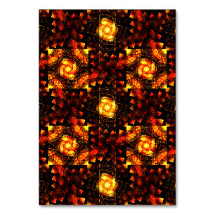 Gold Modern Boho Elegant Abstract Art Pattern #506 Table Number