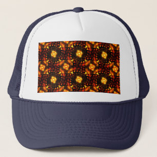 Gold Modern Boho Elegant Abstract Art Pattern #506 Trucker Hat