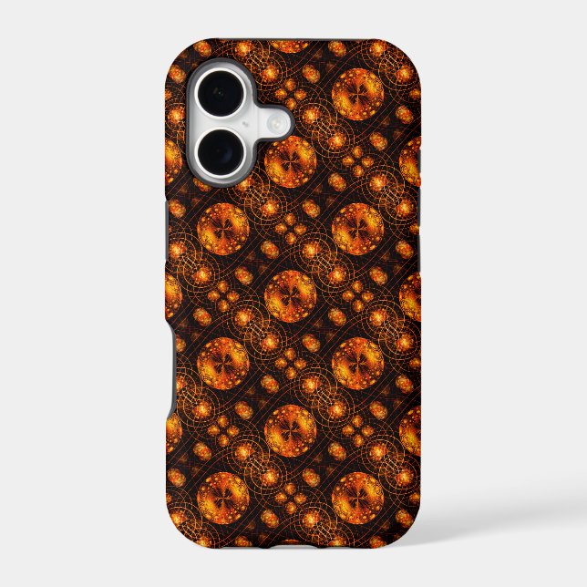 Gold Modern Boho Elegant Abstract Art Pattern #507 (Back)