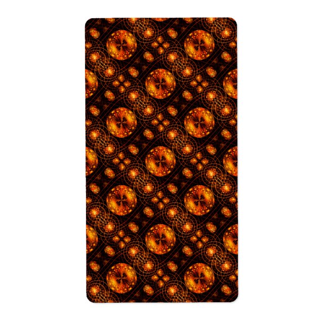 Gold Modern Boho Elegant Abstract Art Pattern #507 (Front)