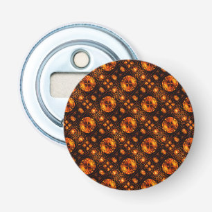 Gold Modern Boho Elegant Abstract Art Pattern #507 Bottle Opener