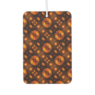 Gold Modern Boho Elegant Abstract Art Pattern #507 Car Air Freshener