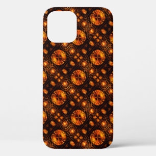 Gold Modern Boho Elegant Abstract Art Pattern #507 iPhone 12 Case