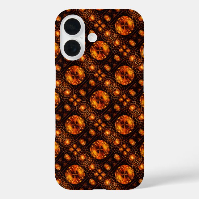 Gold Modern Boho Elegant Abstract Art Pattern #507 Case-Mate iPhone Case (Back)
