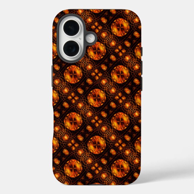 Gold Modern Boho Elegant Abstract Art Pattern #507 Case-Mate iPhone Case (Back)