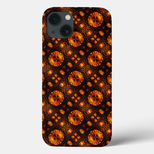 Gold Modern Boho Elegant Abstract Art Pattern #507 Case-Mate iPhone Case (Back)
