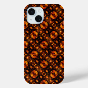 Gold Modern Boho Elegant Abstract Art Pattern #507 iPhone 15 Case