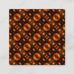 Gold Modern Boho Elegant Abstract Art Pattern #507 Enclosure Card