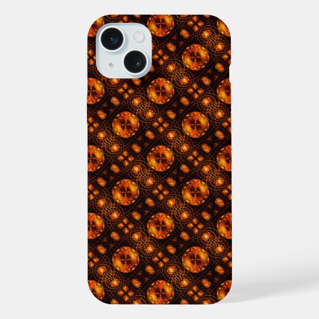 Gold Modern Boho Elegant Abstract Art Pattern #507 iPhone Case (Back)