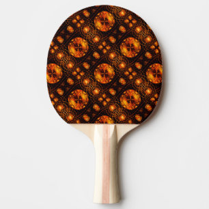 Gold Modern Boho Elegant Abstract Art Pattern #507 Ping Pong Paddle