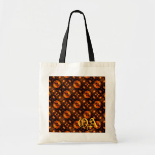 Gold Modern Boho Elegant Abstract Art Pattern #507 Tote Bag
