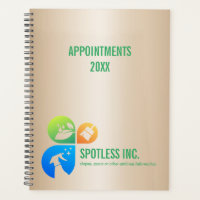 Gold Modern Trendy Cleaning services logo