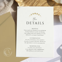 Gold Monogram Celestial Wedding