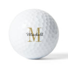 Gold Monogram Initial and Name Personalised