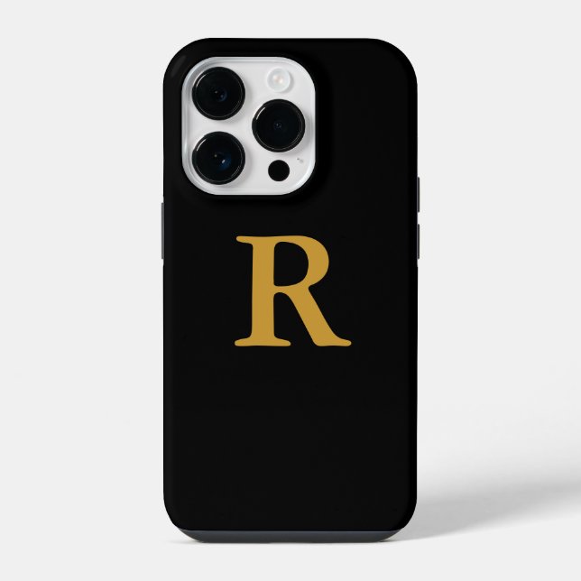 Gold Monogram iPhone / iPad case (Back)