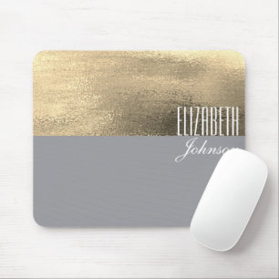Gold Monogram Mouse Pad