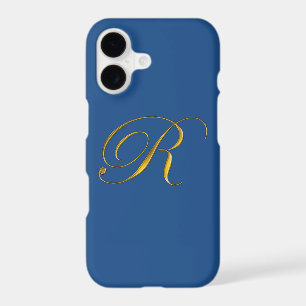 Gold Monogram R iPhone 7 Case