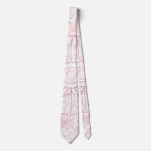 Gold Moon Sun Mandala Celestial Design Tie