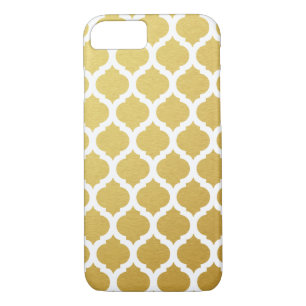 Gold Moroccan Pattern iPhone 7 Case