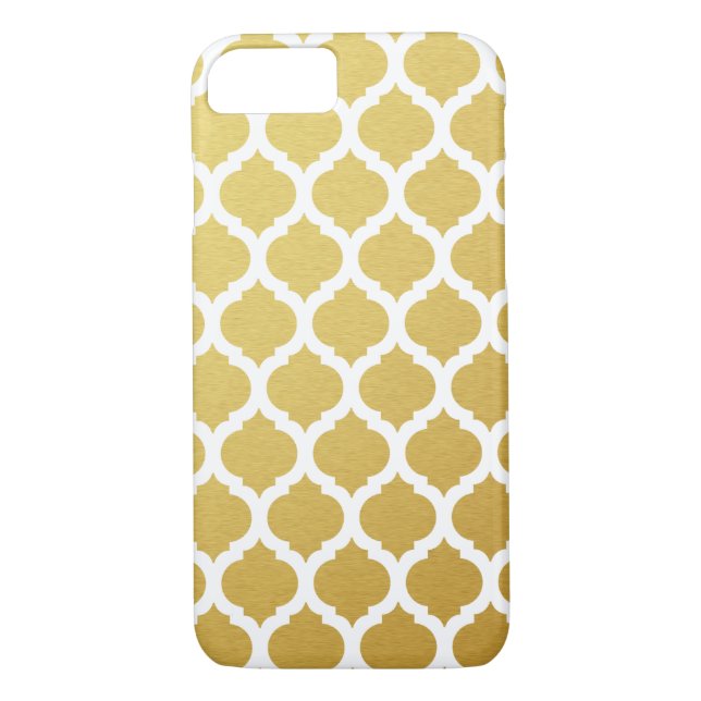 Gold Moroccan Pattern iPhone 7 Case (Back)