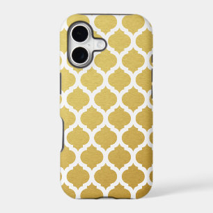 Gold Moroccan Pattern iPhone Case