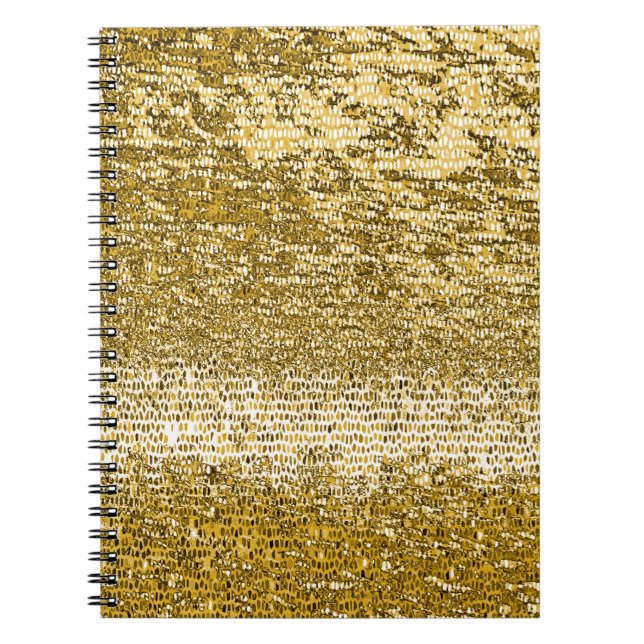 Gold mosaic pattern notebook (Front)