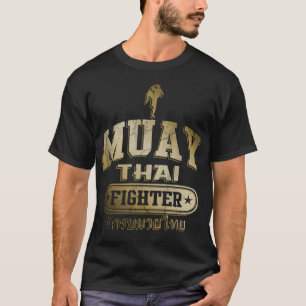 Gold Muay Thai Fighter T-Shirt