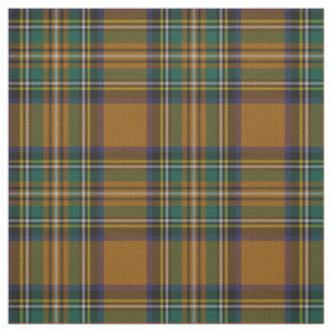 Gold multi, blue,teal, purple yellow stripe plaid fabric