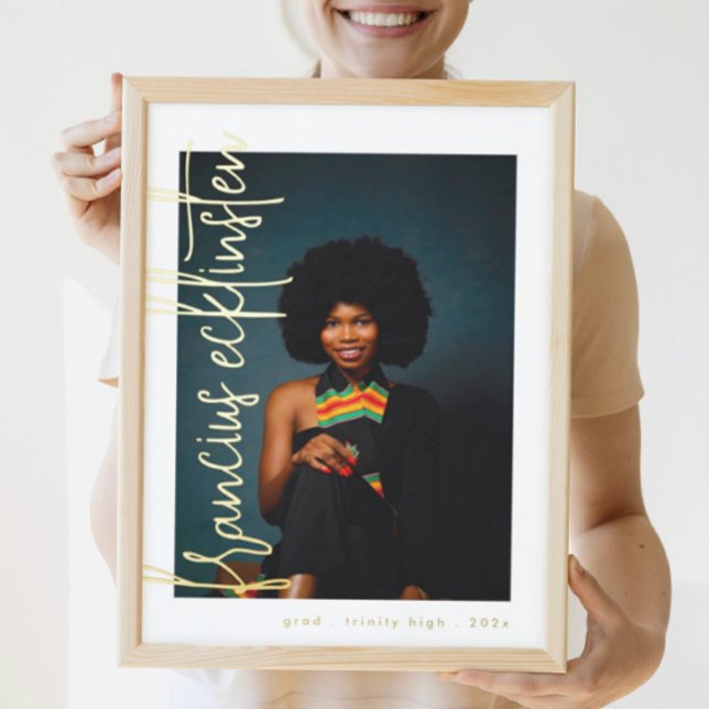 Gold Names Photo graduation Foil Prints (Creator Uploaded)