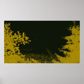 Gold Nature Poster