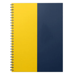 Gold & Navy Blue CUSTOM Notebook