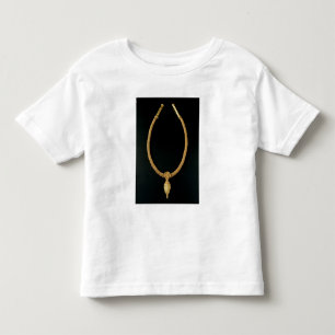 Gold necklace with acorn pendant from Monte Luna Toddler T-Shirt