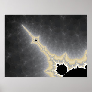 Gold Needle in Mercury Poster