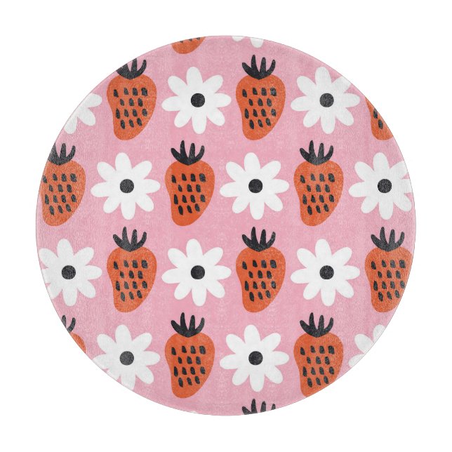 Gold neon, abstract colourful lights. cutting board (Front)