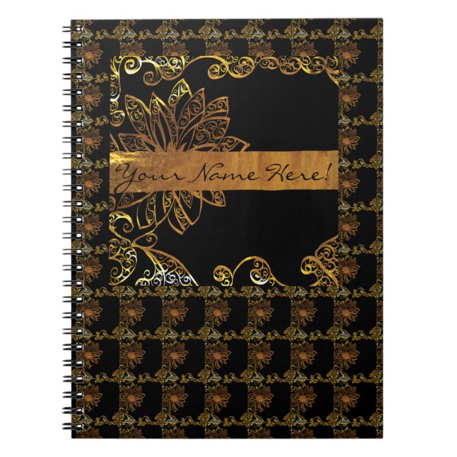 Gold Notebook (Front)