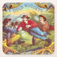 Gold Nuggets: Antique Cigar Label Wild West Art