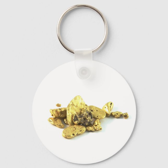 Gold Nuggets Key Ring (Front)