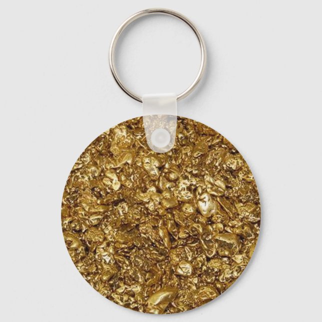 Gold Nuggets Keychain (Front)