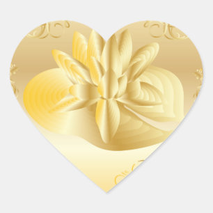 GOLD OCCASION CELEBRATION ROMANTIC STICKER