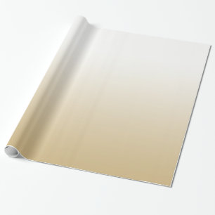 Gold Ombre Wrapping Paper