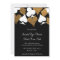 Gold on Black Las Vegas Wedding Invitation