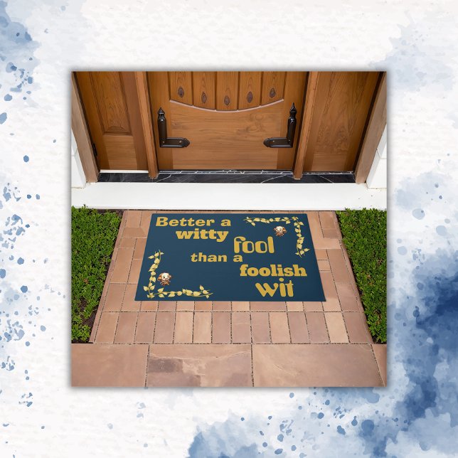 Gold on Blue - Better than a... | Doormat (Creator Uploaded)