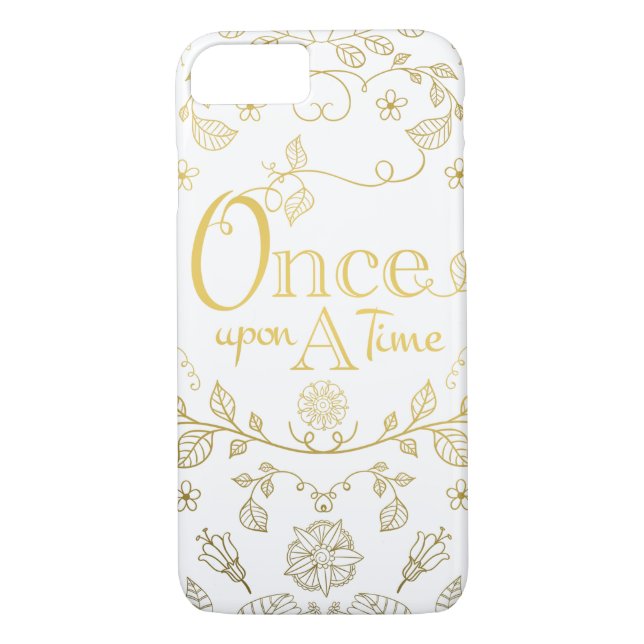 Gold Once Upon A Time Phone Case (Back)