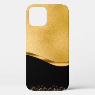 Gold ornament damask template iPhone 12 case