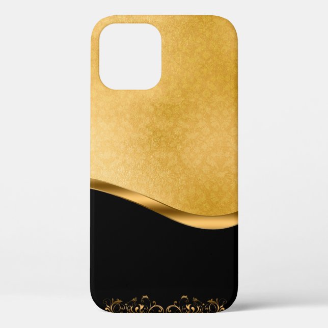 Gold ornament damask template Case-Mate iPhone case (Back)