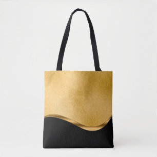 Gold ornament damask template tote bag
