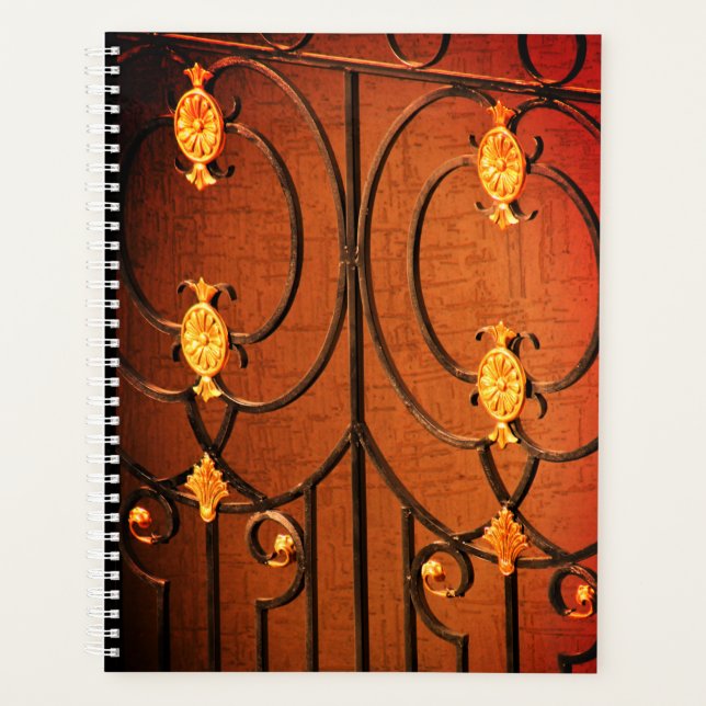 Gold Ornaments Planner (Front)