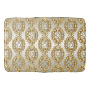 Gold Ornate Bath Mat